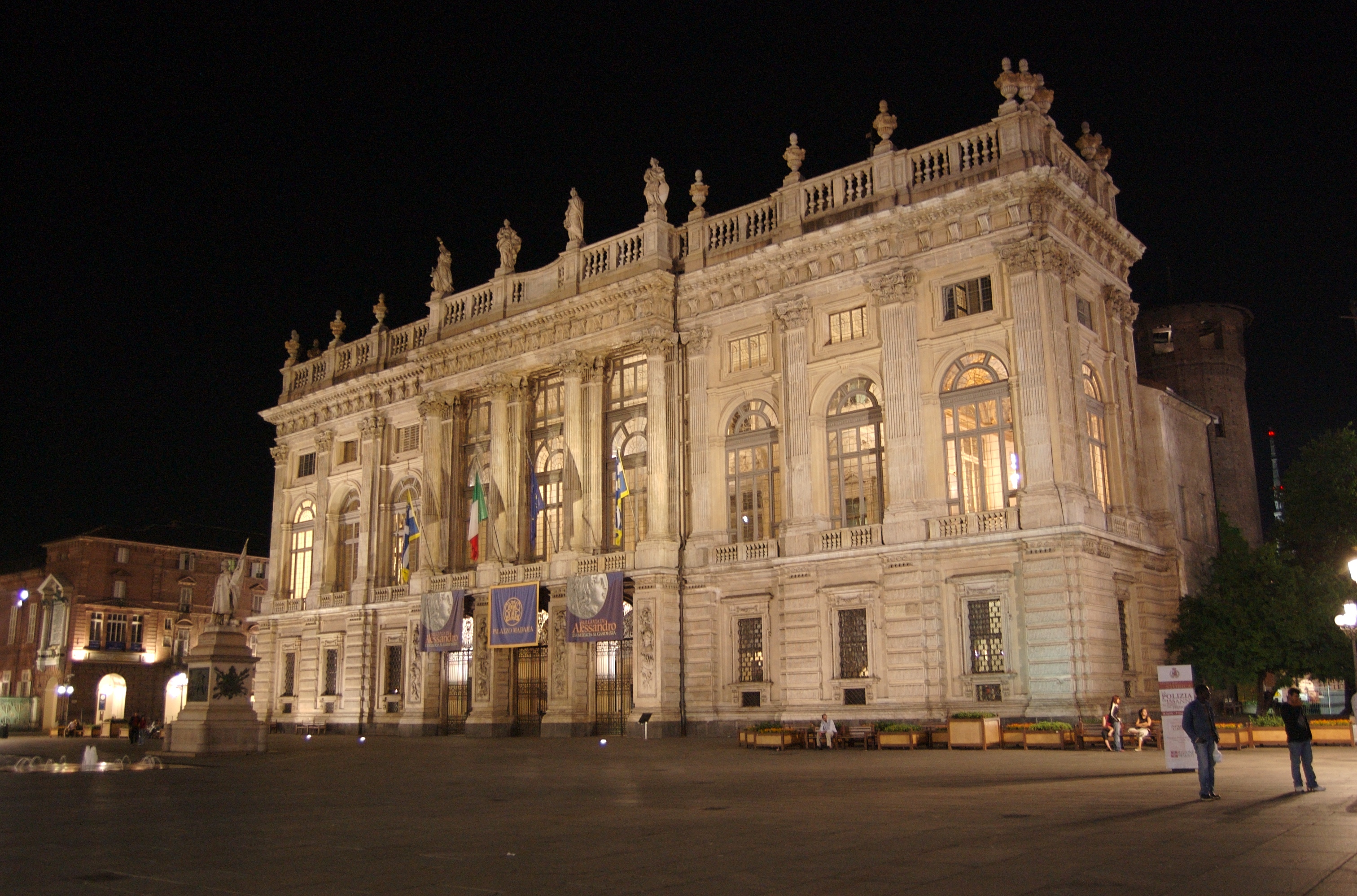 Palazzo Madama Notte Torino